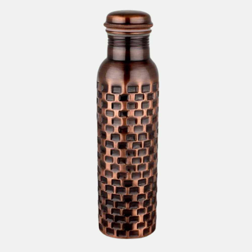 Antique Brick Copper Bottle