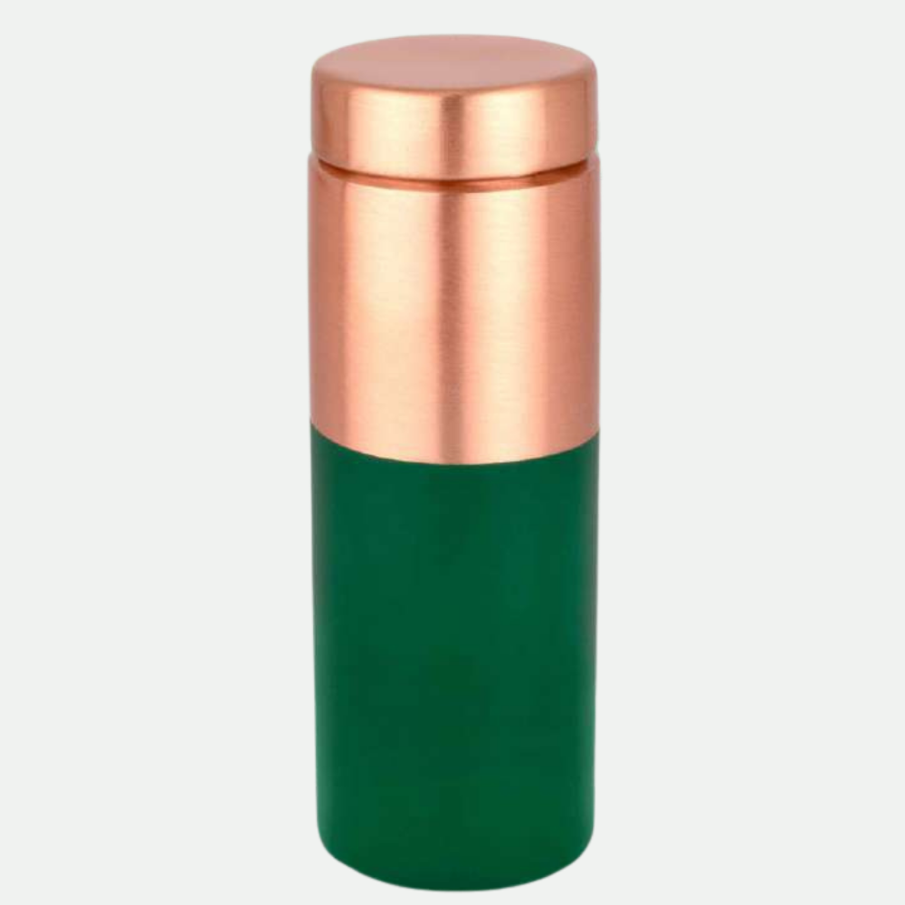Cylinder Colour Copper Bottle