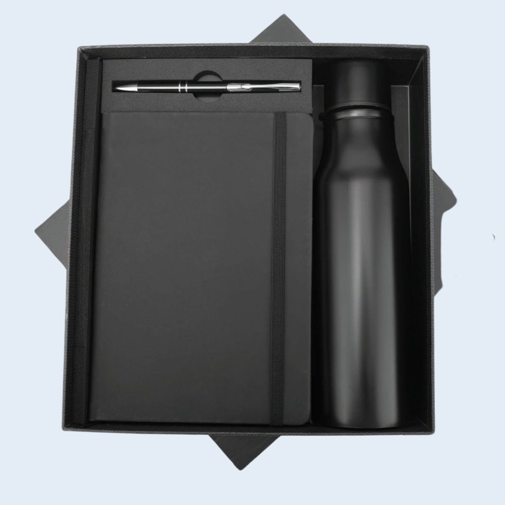 3 Set Corporate Gift – Pen, Diary & Bottle