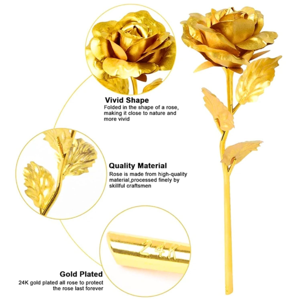 golden gifting rose