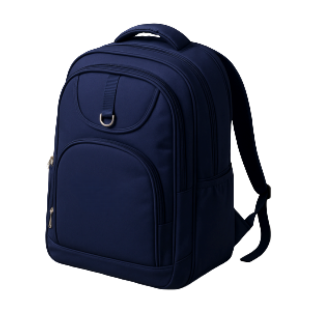 Navy Blue Backpack