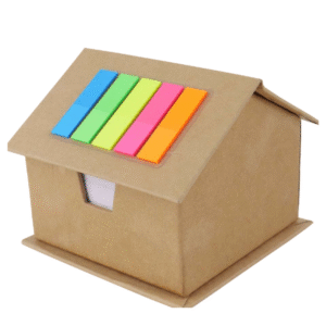 Hut Shaped Desk Organizer with Notepad in Bulk