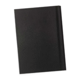 black notepad folder
