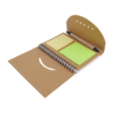 Spiral Notebook with Sticky Notes Tabs and Eco Friendly Pen